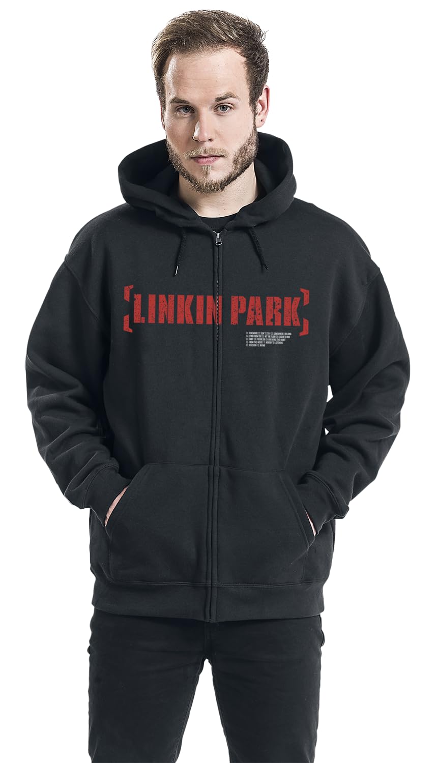 Linkin Park Meteora Red Männer Kapuzenjacke schwarz