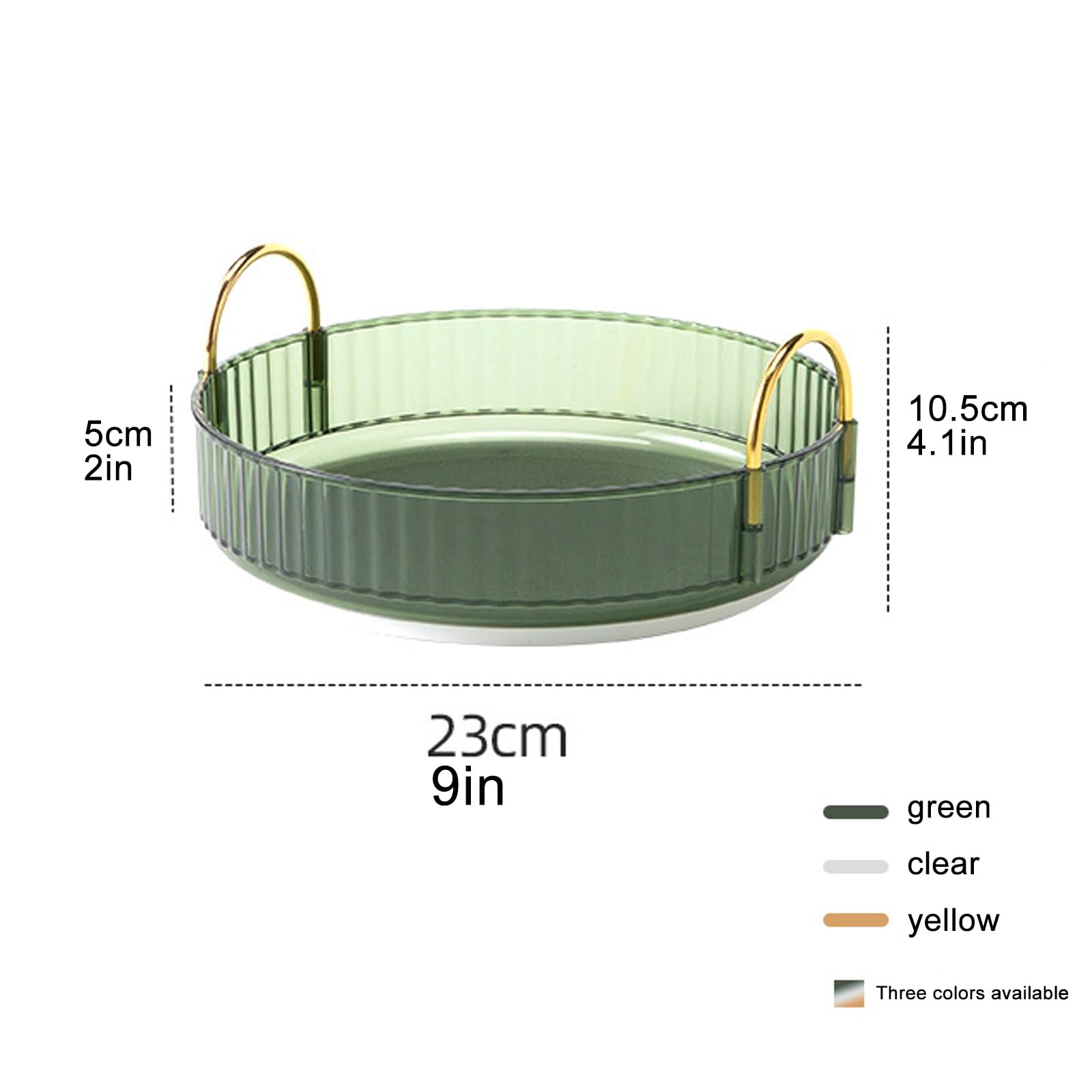 Étagère à épices rotative, plateau tournant, organiseur à épices de cuisine à 360 degrés pour armoire – Matériau transparent, organiser les aliments, les épices, les cosmétiques