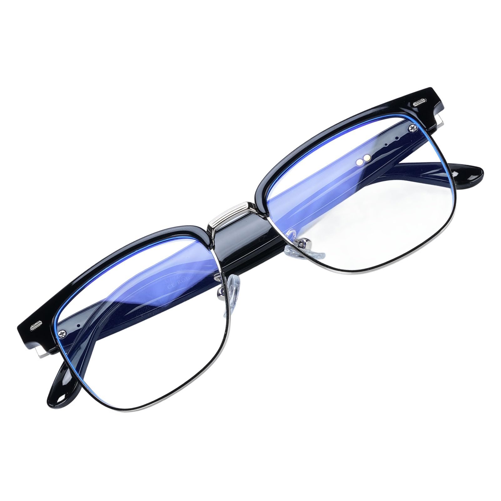 KI Smart Glasses mit Echtzeit-Videobersetzung, integriertem Mikrofon und Lautsprecher, Blaulichtfilter, mehrsprachige Übersetzungsbrille für Musik, Anrufe und Reisen