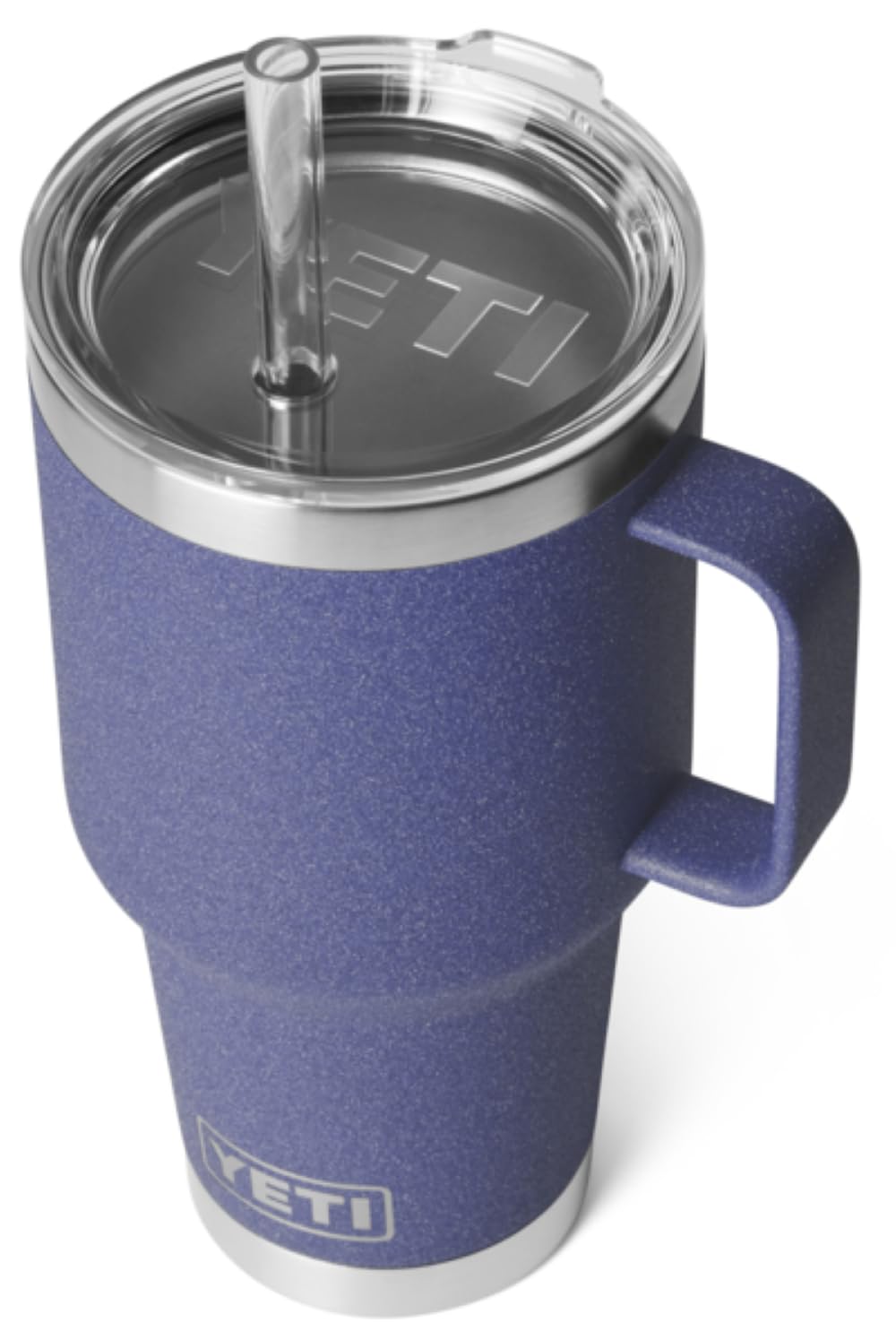 YETI Rambler Straw Mug, Stainless Steel Vacuum Insulated Mug with Stronghold Lid, Moon Dust, 35 oz (1 l)