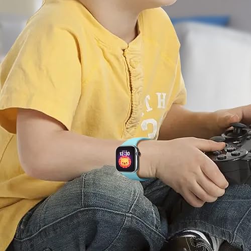 Miniatura 5 de Bandkids Paquete de 3 correas para Apple Watch para niños 149 157 161 165 165 y 173 pulgadas correas deportivas de Apple Watch para niños y niñas