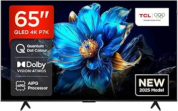 Tcl 65 inch (165 cm)  Google 65P7K Smart 4K Ultra HD QLED TV