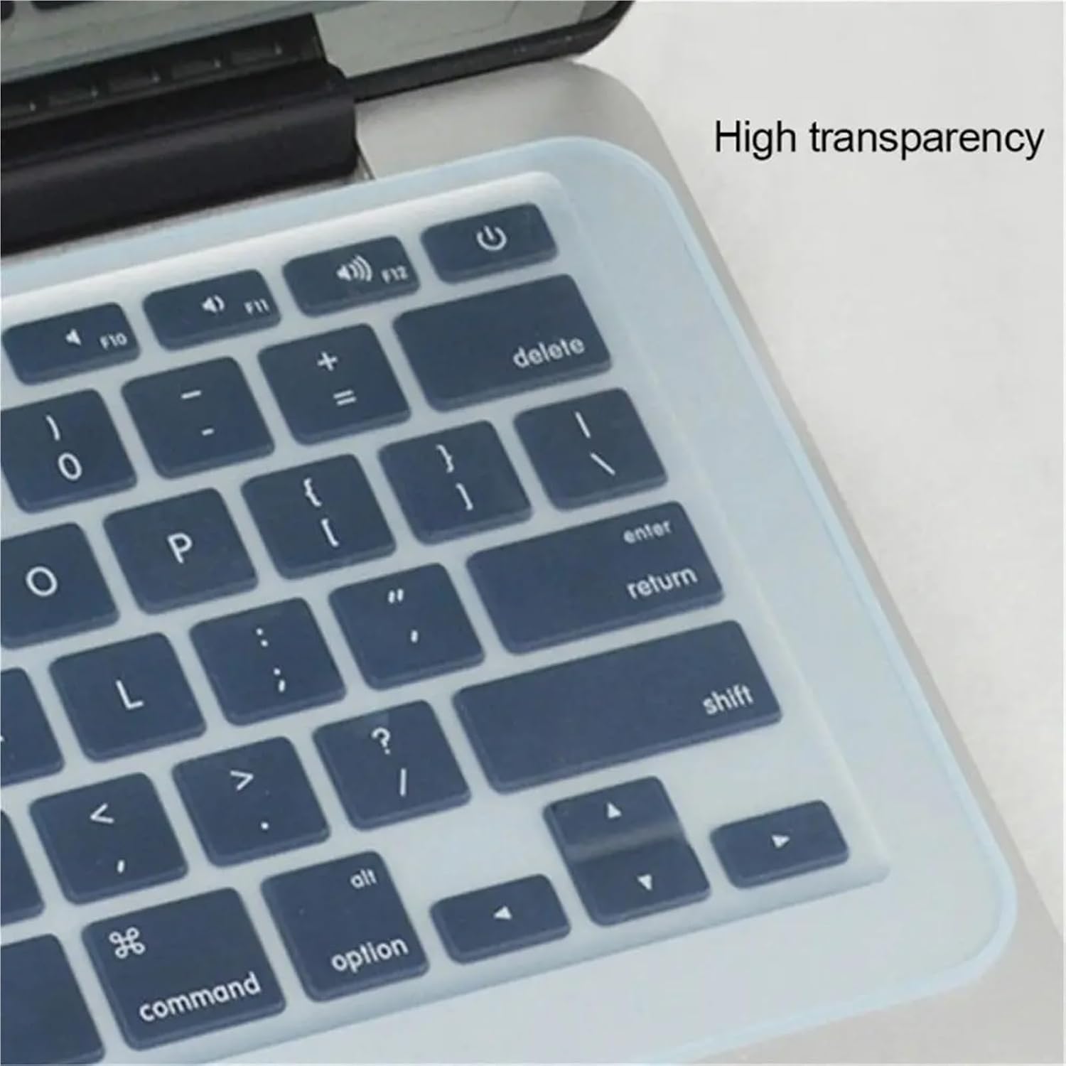 8pcs Long Nail Keyboard Cover Clear Waterproof Protector Silicone Gel 10-17inch Notebook Keyboard Cover Laptop Keyboard Protective Film(Medium)