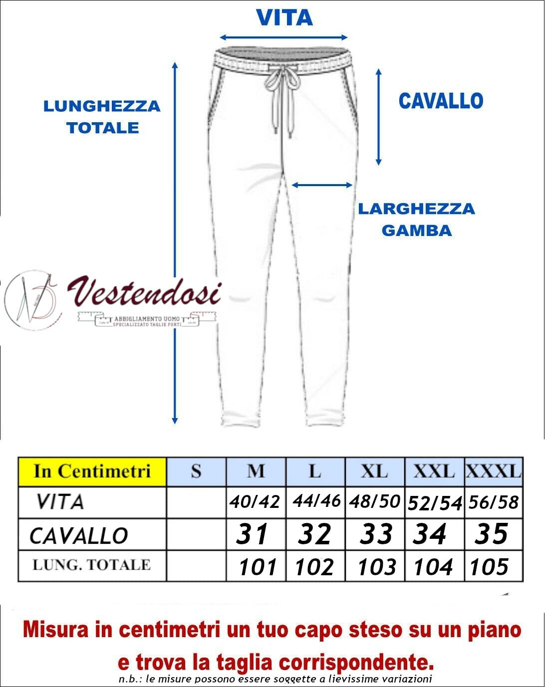 Coveri Tuta da ginnastica uomo completa felpata con cerniera zip pesante blu M L XL XXL