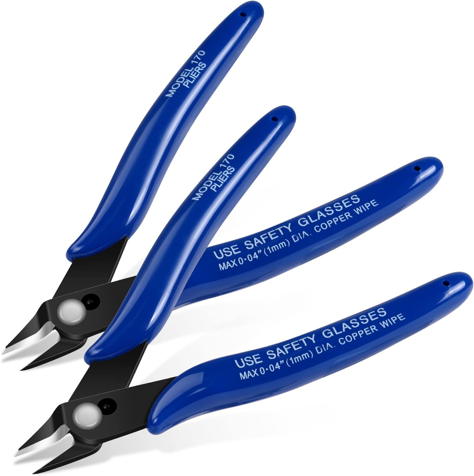 Ainiv Heavy Duty Cutting Pliers - Spring-loaded Side Cutters, Diagonal Cutters in CRV Steel for Electrical and Home Use