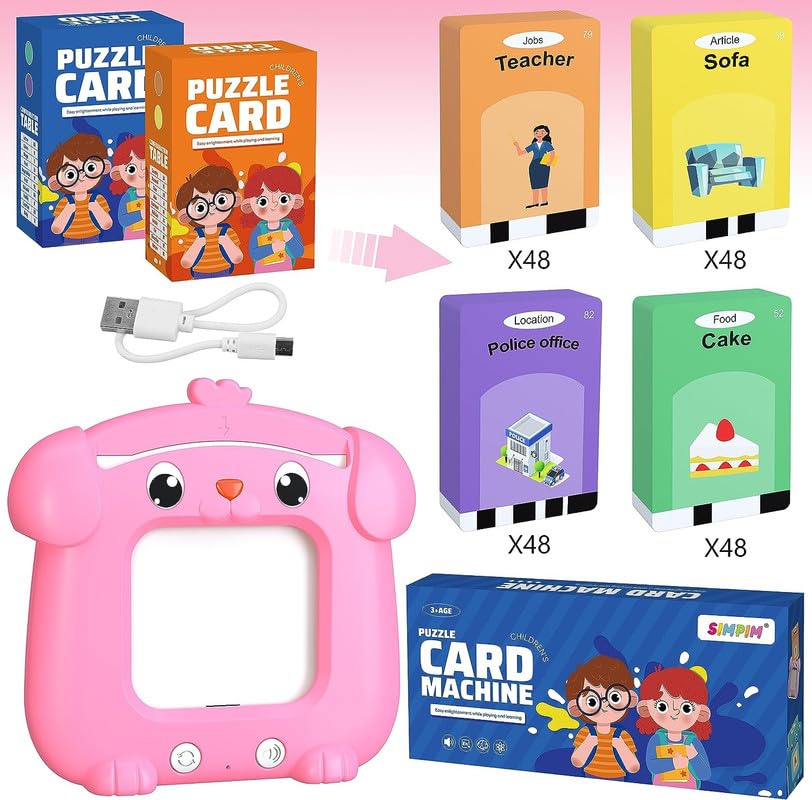 Talking Flash Cards,Preschool Learning Reading Machine with