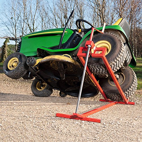 DEMA Heber Hebebühne Hebevorrichtung für Rasentraktor ATV Aufsitzmäher Rasenmäher RTH400 400 kg