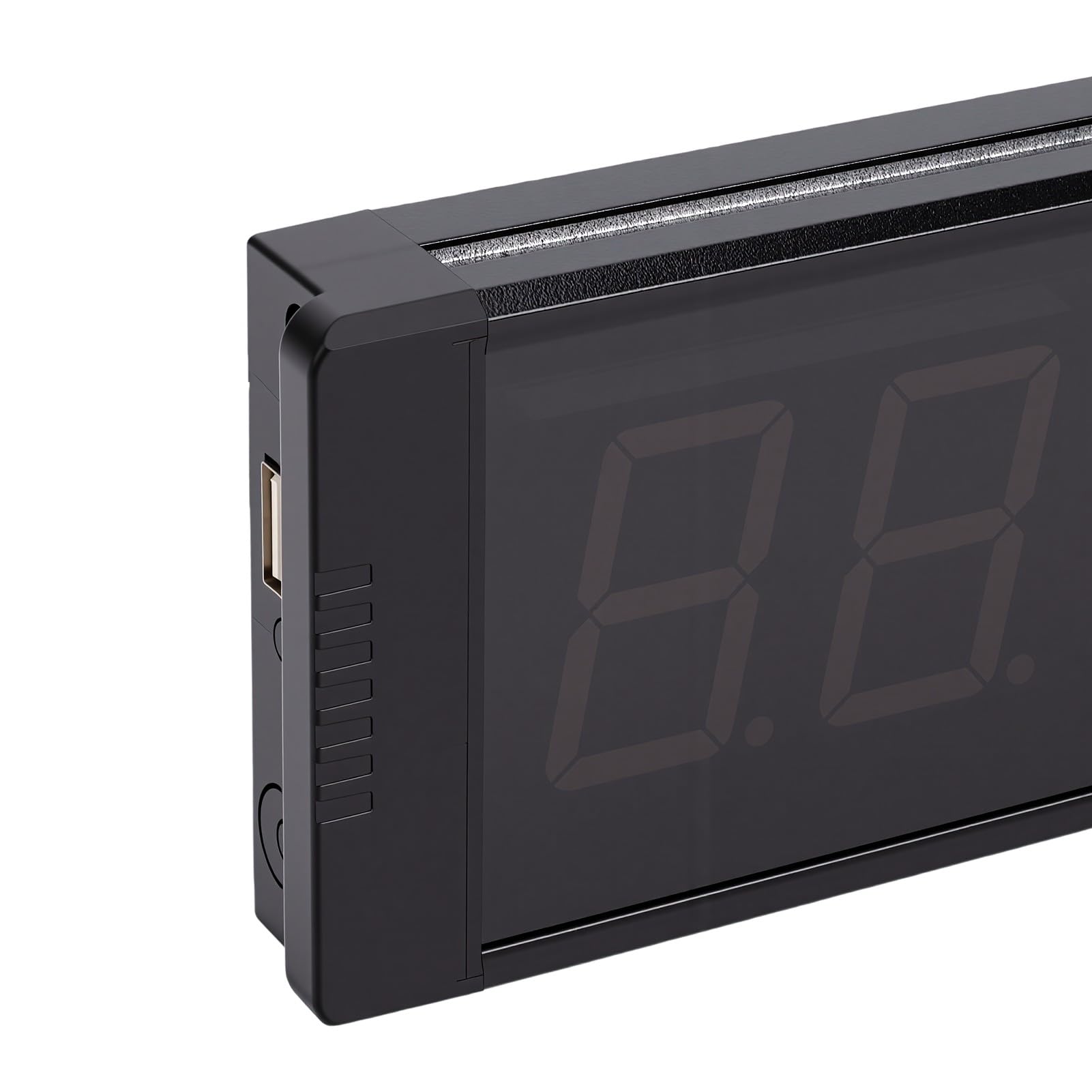 Reloj Temporizador de Gimnasio con Botón de Inicio y Parada, Temporizador de Alarma de Timbre de 6 Dígitos, Reloj de Pared Digital 12/24 Horas, Intervalo, Cronómetro, Cuenta Regresiva, para