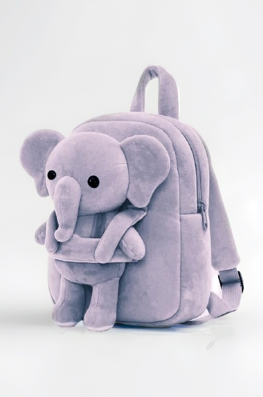 Kids Velvet School Bag soft plush standard Cute Backpack Baby Girl Preschool Mini Travel Bags Ideal for Baby Girl & Baby Boy & Toddlers Picnic Carry Travelling Bags (2-5 Years)