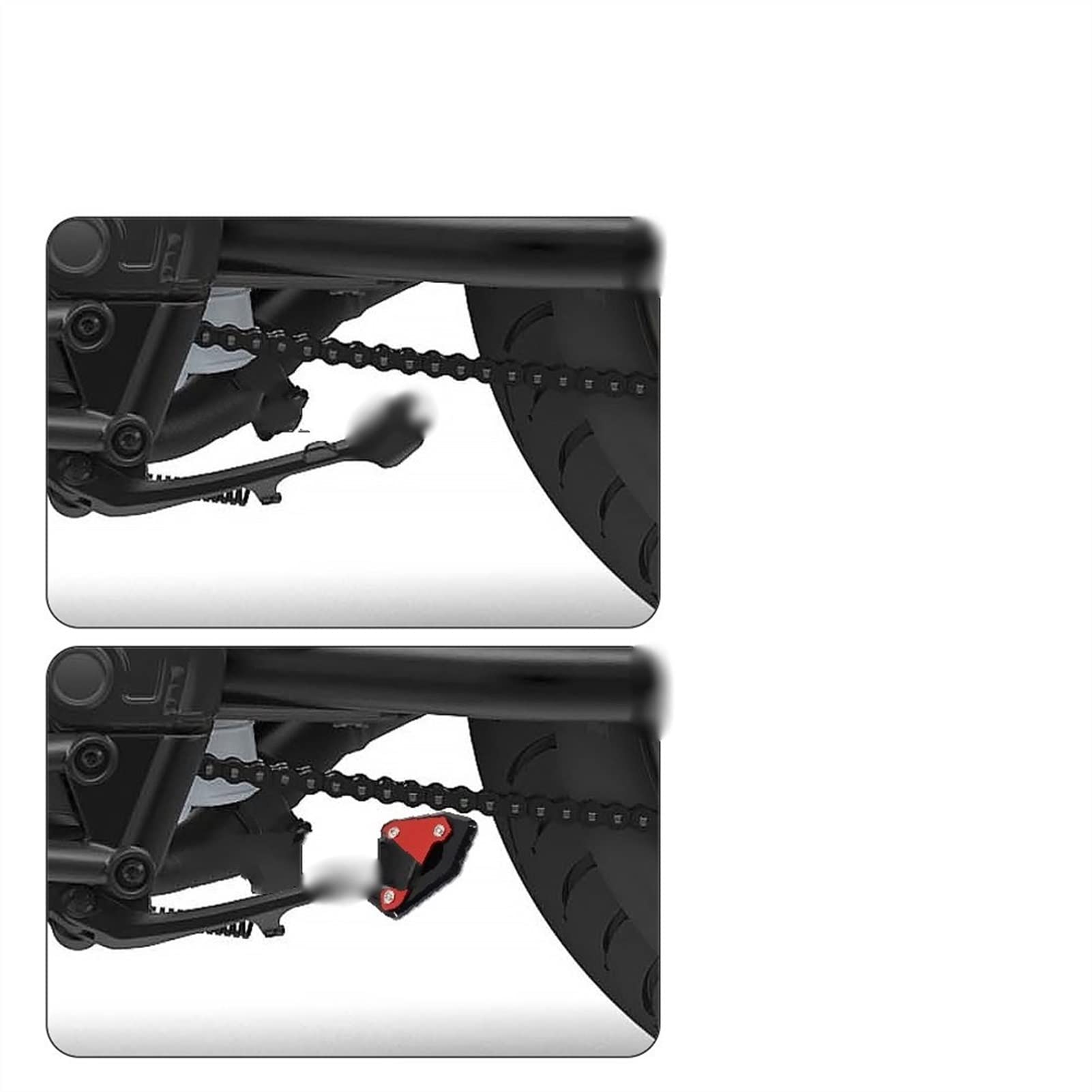 Motorfiets Kickstand Pad Ondersteuning Plaat Voor HON&DA Voor REBEL CMX1100 CM1100 Voor CMX 1100 2020-2023 Motorcycle CNC Kickstand Voet Side Stand Extension Pad Ondersteuning Vergroten Plaat (Kleur Motorfiets Kickstand Pad Ondersteuning Plaat Voor HON&DA Voor REBEL CMX1100 CM1100 Voor CMX 1100 2020-2023 Motorcycle CNC Kickstand Voet Side Stand Extension Pad Ondersteuning Vergroten Plaat (Kleur