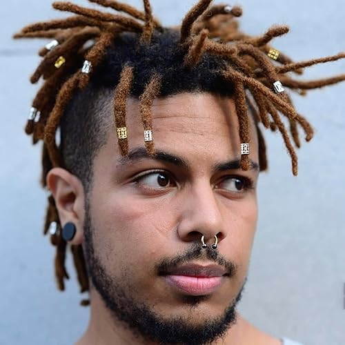 Miniatura 6 de 149 piezas de accesorios para rastas: joyería celta local, puños para el cabello, anillos, cuentas de tubo, colgantes, bobinas de concha, clips para