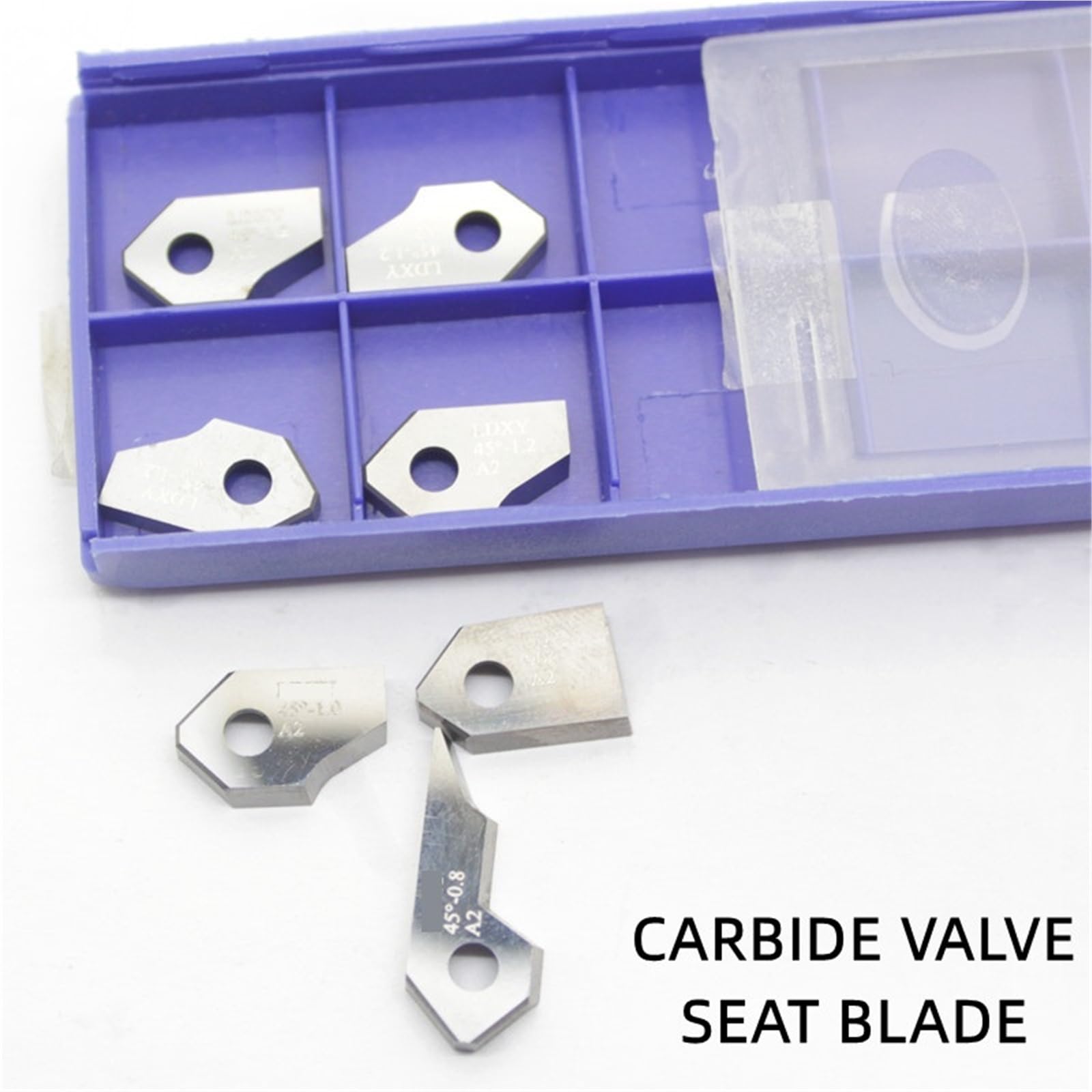 Siège de Valve Solide en carbure de tungstène cémenté, Coupe à 3 Angles de 45 degrés, alésoir Universel, Lame de formage Unique