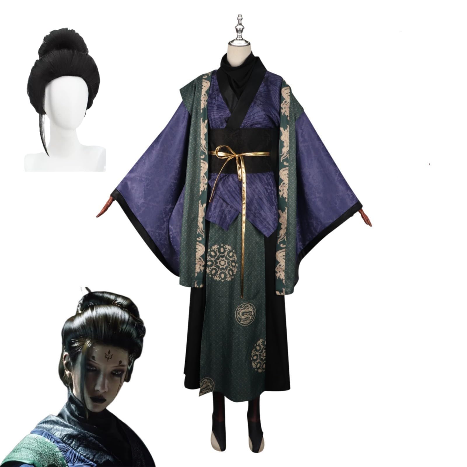 Amazon.co.jp: [YAYANA]四姐 蜘蛛精 コスプレ 衣装 蜘蛛妖怪 クモ妖怪