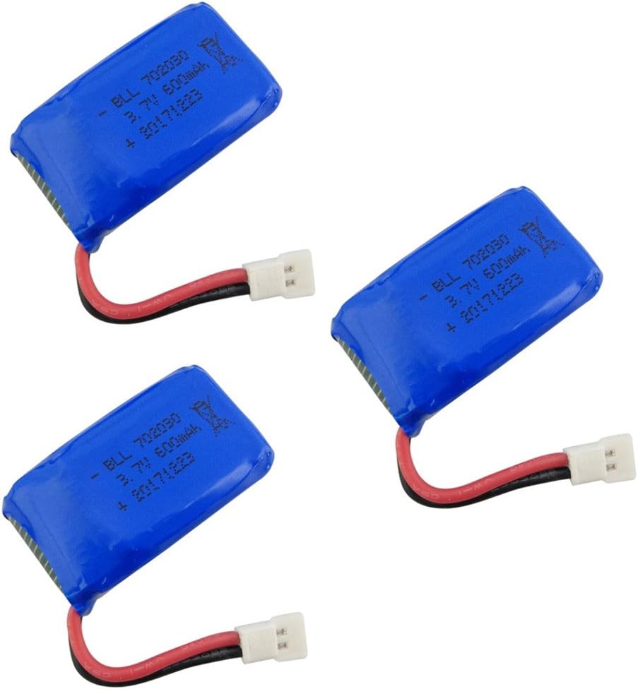 sea jump Accessories 3PCS 3.7V 600mah Lithium Battery for SYMA X9 Quadcopter Spare Parts Land-Air Dual-Purpose Remote Drone
