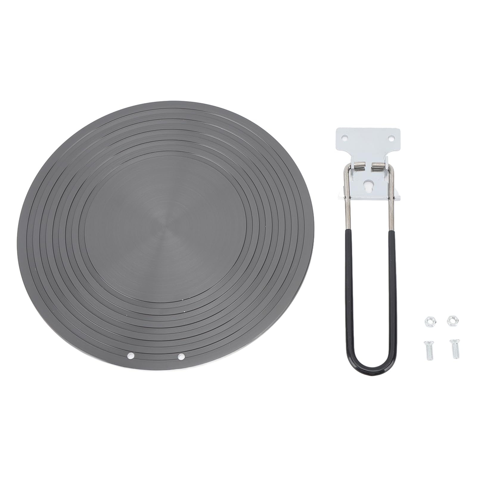 Heat Diffuser, Round Heat Conduction Plate for Gas Stove Aluminum Alloy Adapter Plate with Removable Handle for Electric Gas Stove Glass Induction Cooktop Heat Diffuser(XL)
