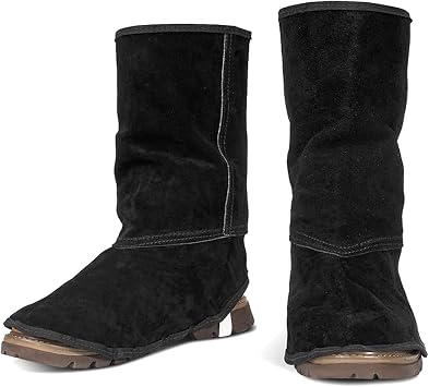 12.99 Inch Leather Welding Spats, Fire Resistant Welding Boot & Shoes Covers,Heat and Abrasion Welding Boot Covers Protection,Welding Foot Cover,Welding Safety Shoes Protectors, Welding Gaiters,1 Pair