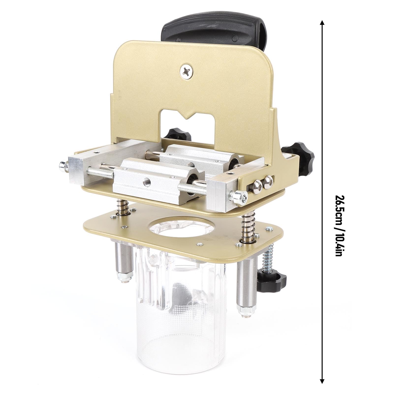 Localizzatore di Scanalature per Fresatrice per Legno Staffa di Fissaggio Efficiente e Leggera 2 in 1 per attività di Rifinitura
