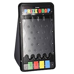 WinSpin Mini Tabletop Prize Drop Board Game Foldable Stand with 8 Playing Pucks for Live Stream Carnival Party Trade Show, (25"x14")