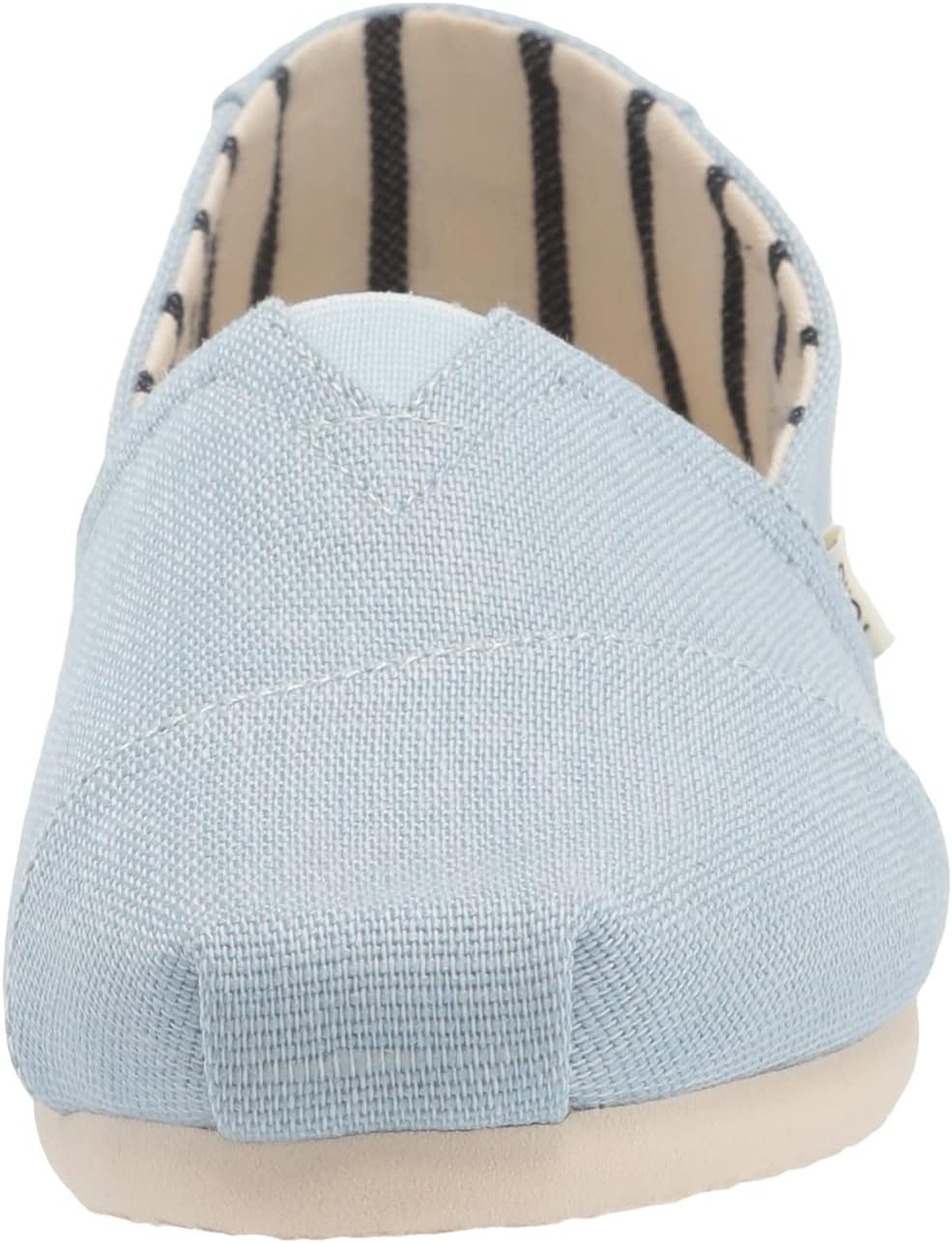 TOMS Women's, Alpargata Eco Dye Slip-On 8 Heritage Canvas Blue