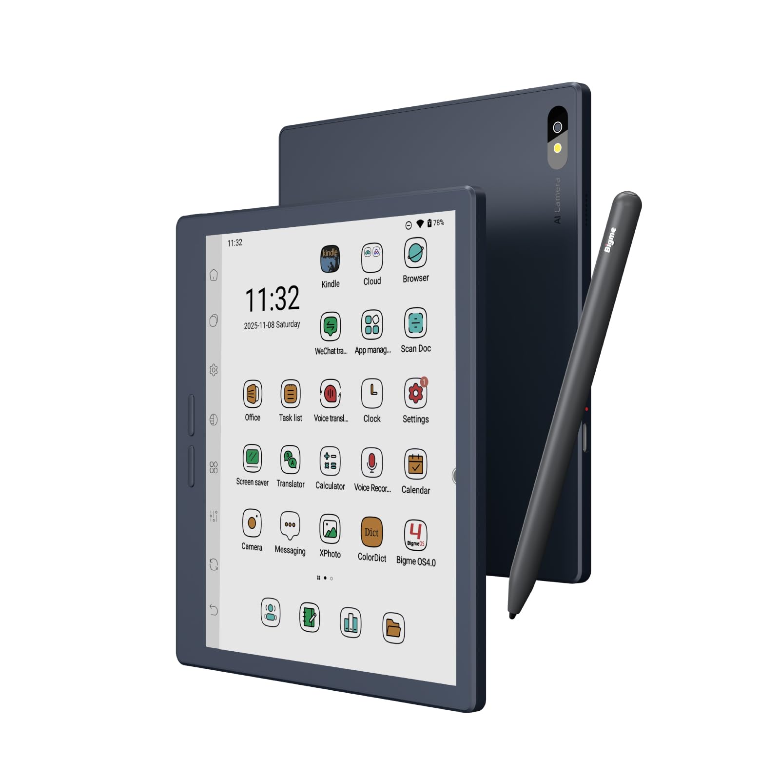 Bigme B7 Pro Ereader Tablet with 8GB RAM, 256GB Storage, Dimensity