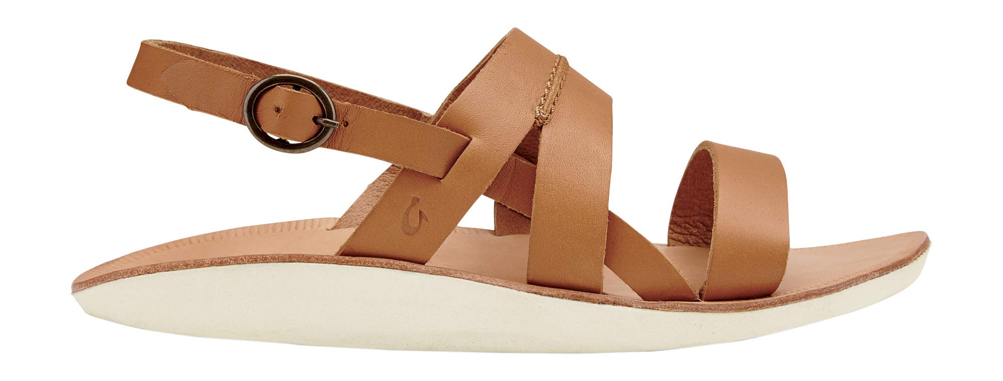 OLUKAI Women's Loea Mustard/Bone Sandal 6 B (M)