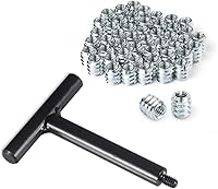 Vista 7 de POWERTEC 71383 T-Wrench Herramienta de instalación de inserción roscada 1/4 20 con mango en forma de T