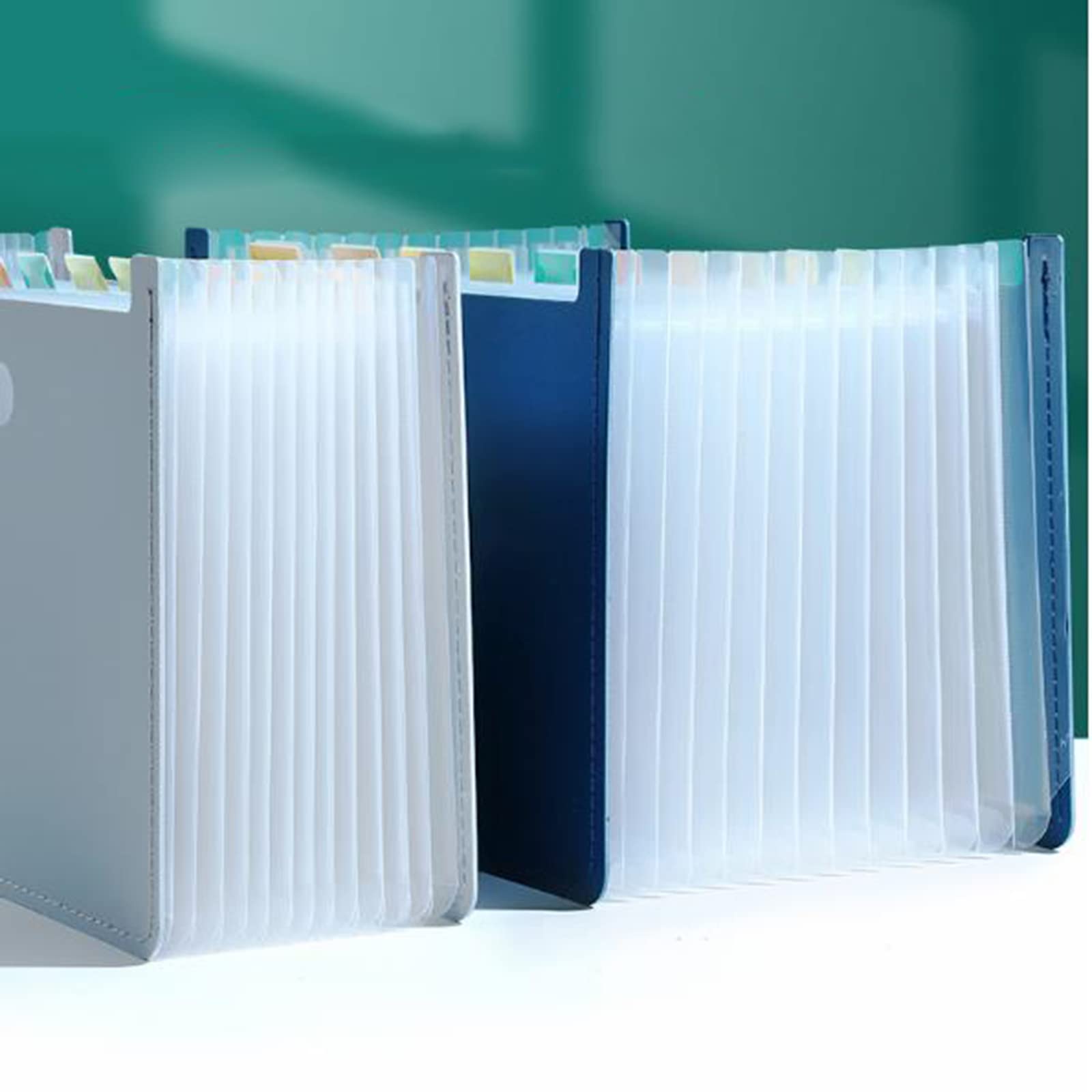 Borsa per Documenti per Fisarmonica, Cartella A4 Borsa per Documenti per organi Portatile 2 in 1 Nuova Carta di Prova per Articoli di cancelleria per Ufficio/Affari/Scuola, Grigia, Borsa per