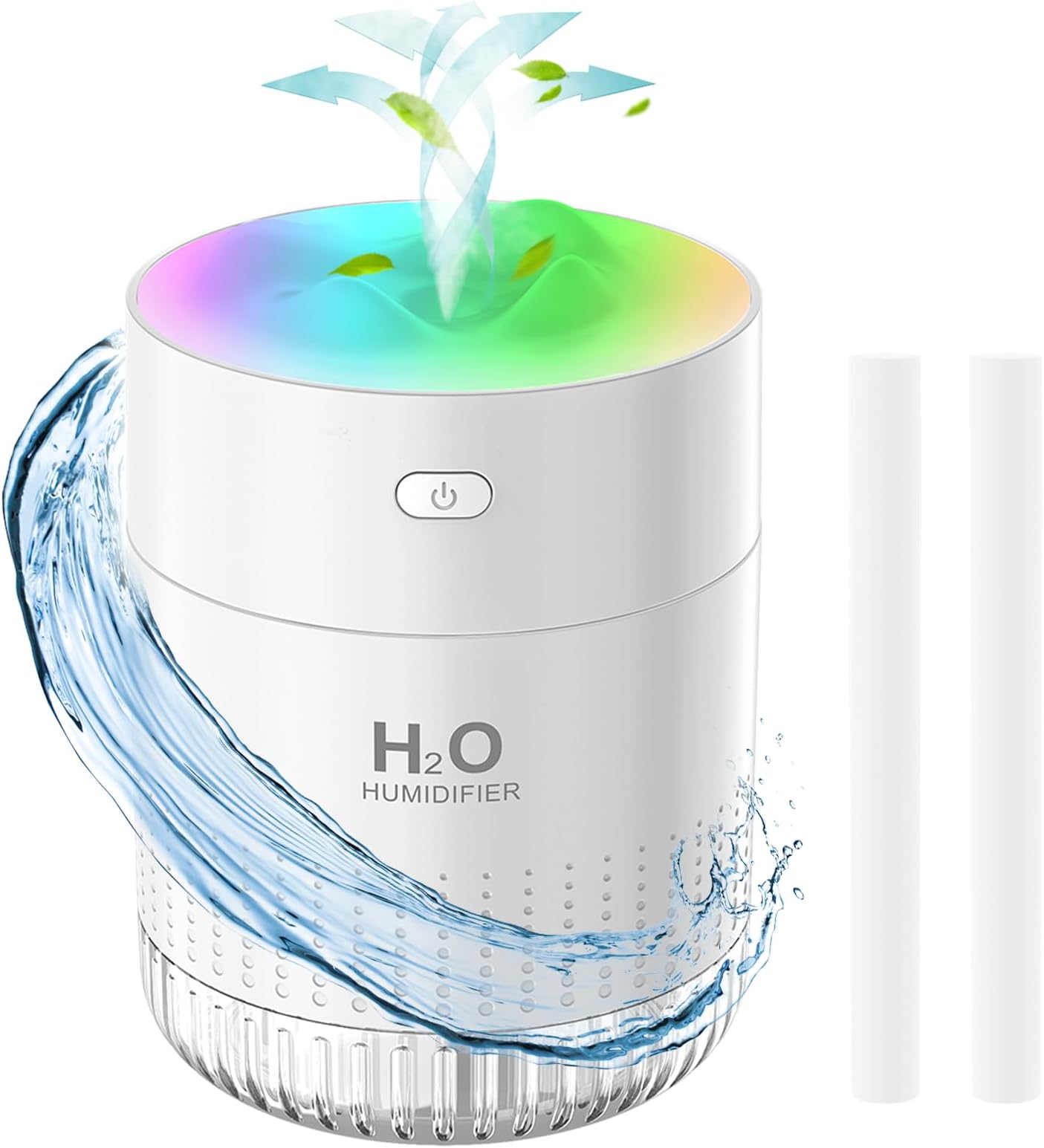 Amazon.com: Portable Mini Humidifier for Bedroom, 440ml Small USB Cool ...