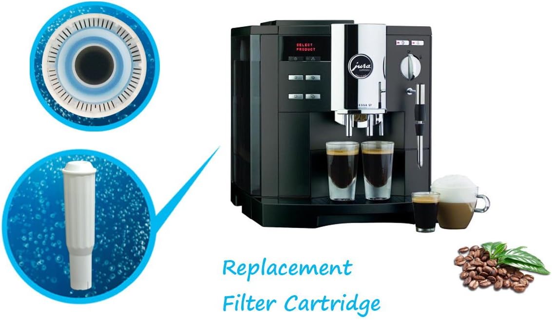 Jura Capresso Clearyl/Claris White Water Filters - Pack of 6