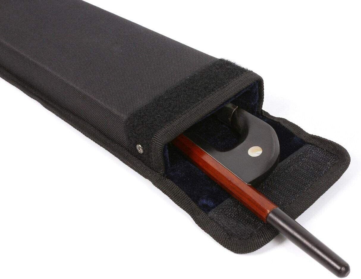 YoungMonic Bow Case Black Upright Double Bass Bow Case Hold one Bow Bag Hard Light Strong Bow Cases (Black), bassbow case1pcs MN