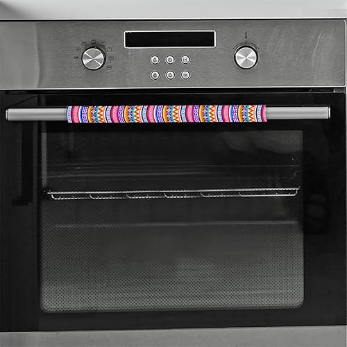 Vista 139 de Pardick Juego de 2 fundas para manija de puerta de refrigerador, huevo de madera de Pascua, lavable, para nevera, lavavajillas, Mocrowave, horno, z