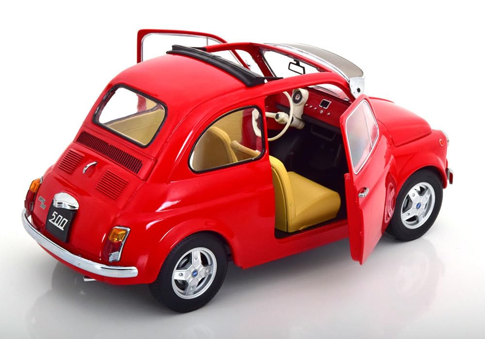 Amazon | KK scale 1/12 Fiat 500F 1968 レッド ダイキャスト製
