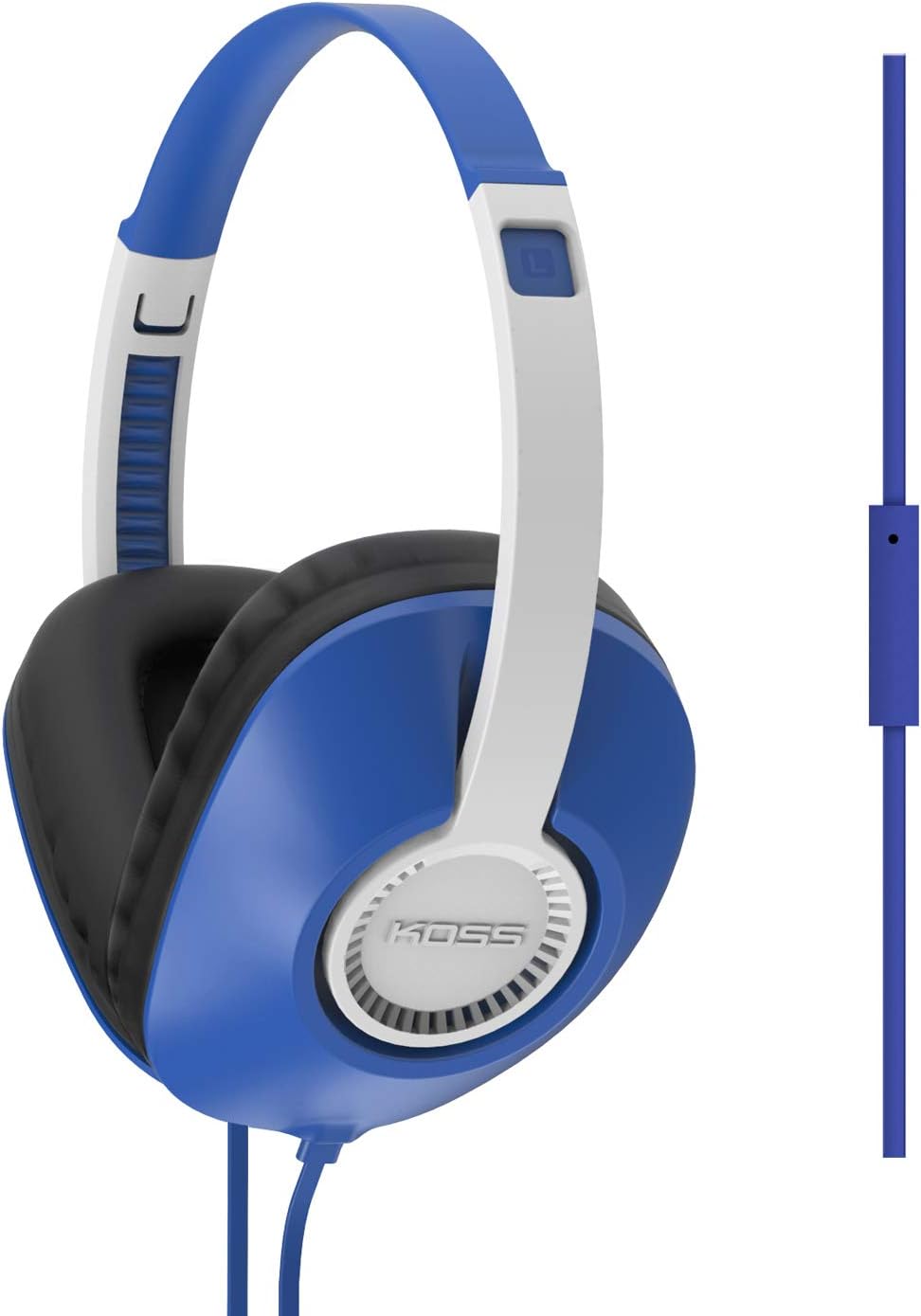 Koss UR23i Noise Isolating, Over The Ear Full Size Headphones, Blue Koss UR23i Noise Isolating, Over The Ear Full Size Headphones, Blue