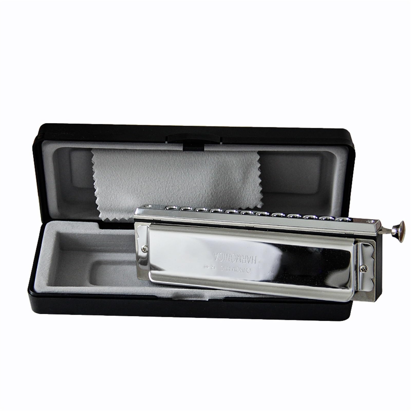 Armonica Cromatica In Ottone Massiccio Reed Mouth Organ 12 Fori Con 48 Tone C Key Armonica Strumento Musicale