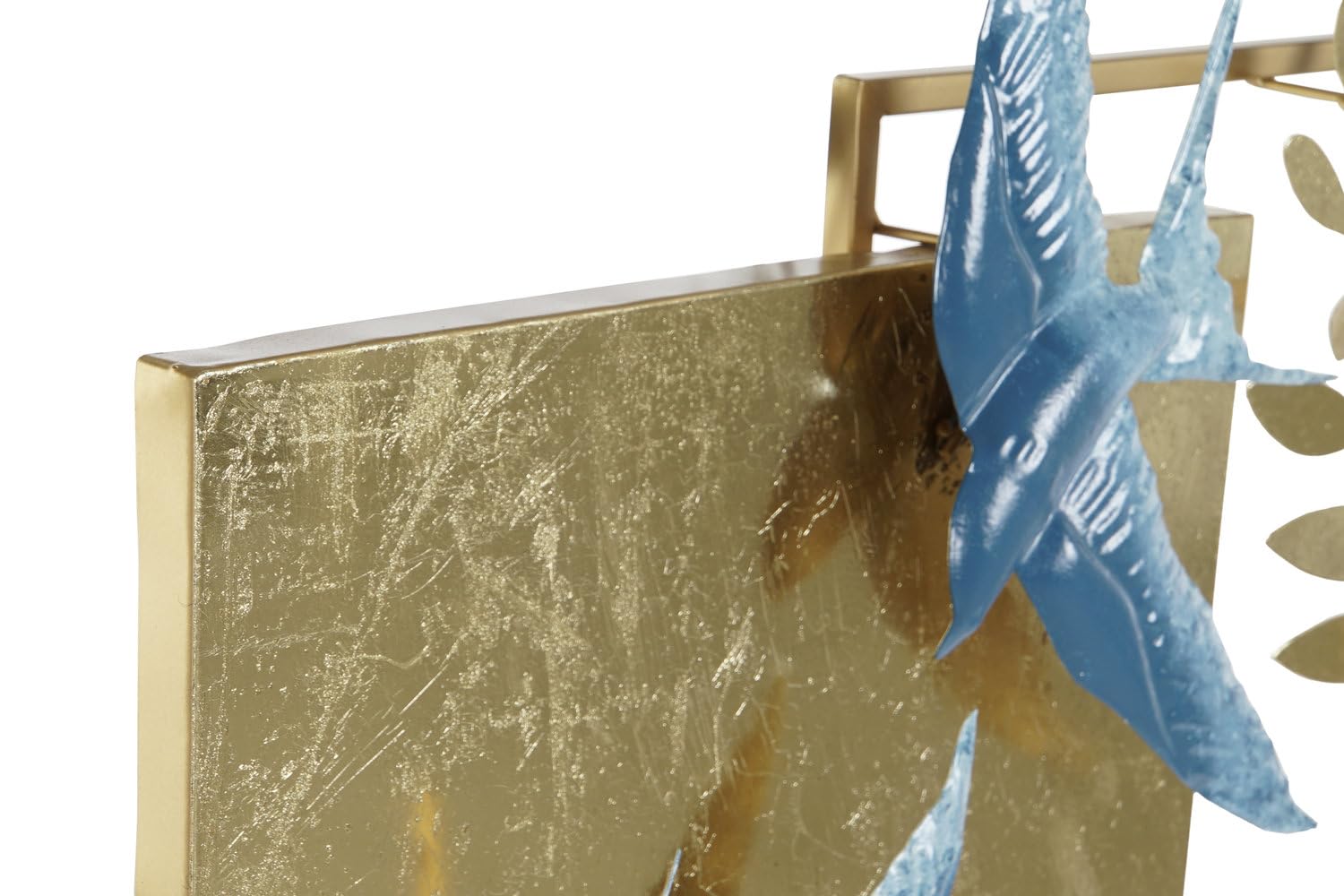 DECORACION PARED METAL 84,5X8,3X72,4 GOLONDRINAS