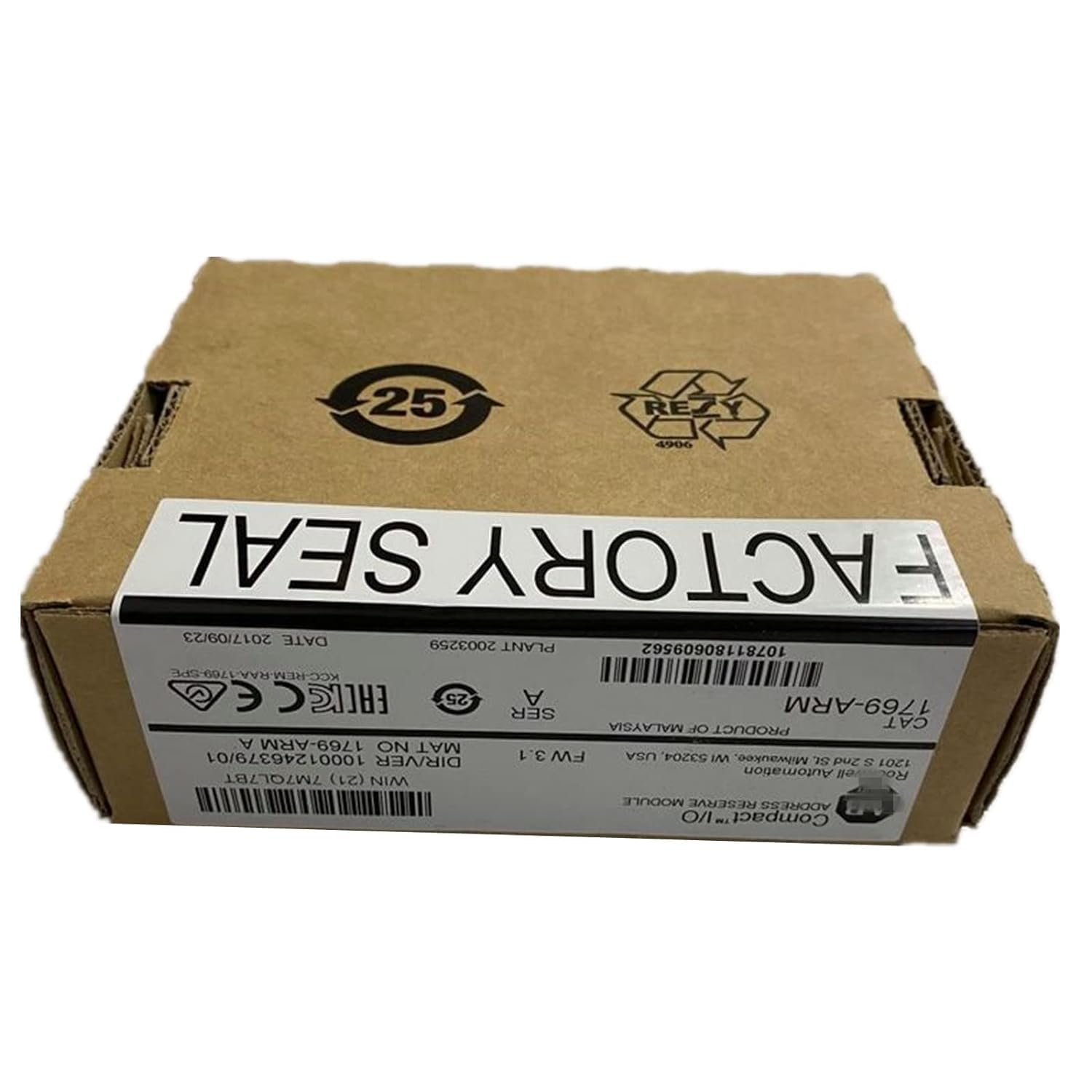 QEFHSVVZE 1769-ARM Compact I/O Module 1769ARM PLC Moudle Sealed in Box 1 Year Warranty