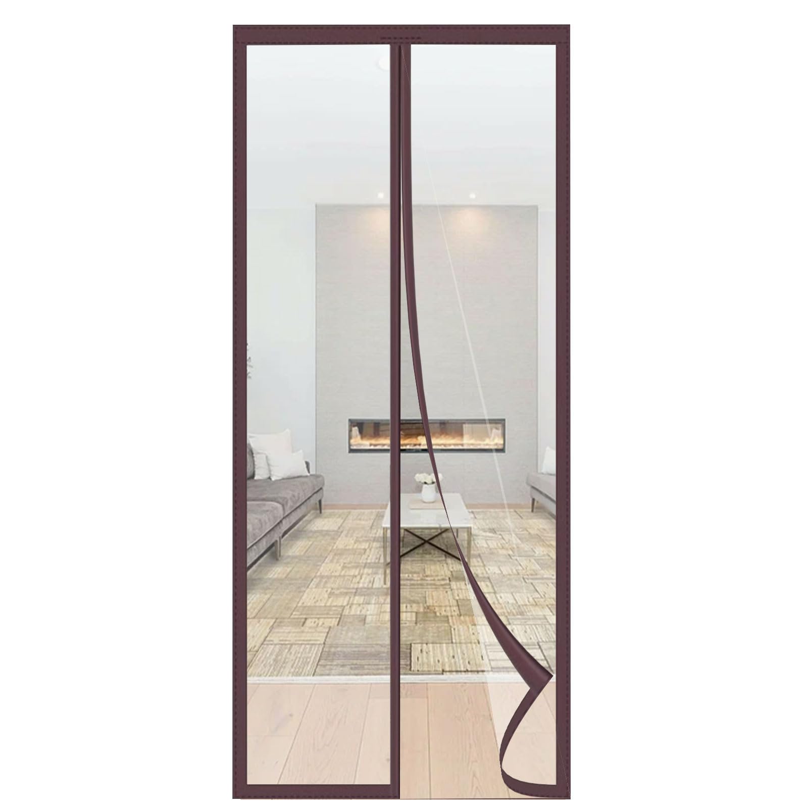 Moustiquaire magnétique de terrasse : rideau de balcon imperméable