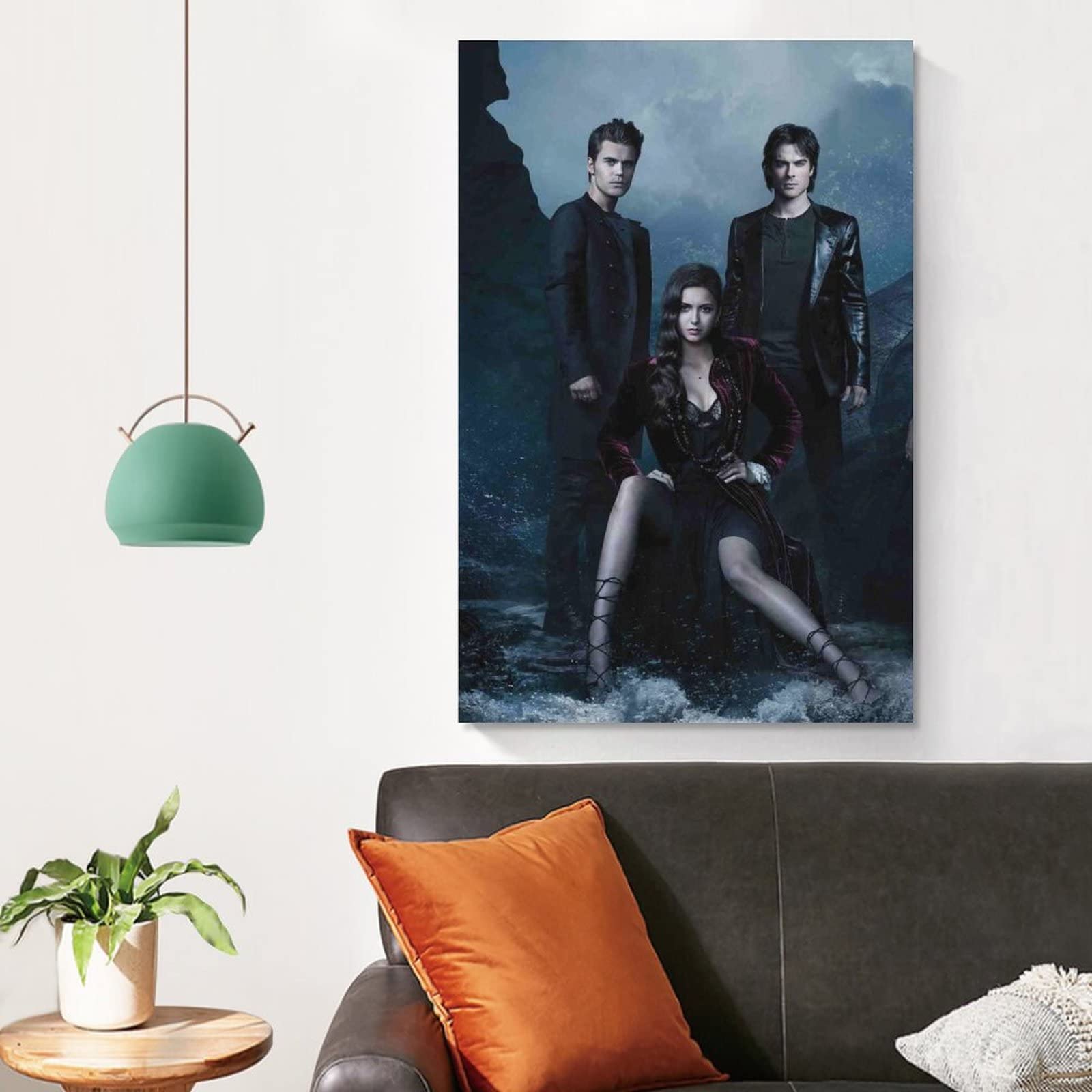 The Vampire Diaries Poster Auf Leinwand - 30x45 Cm, Ölgemälde-Look