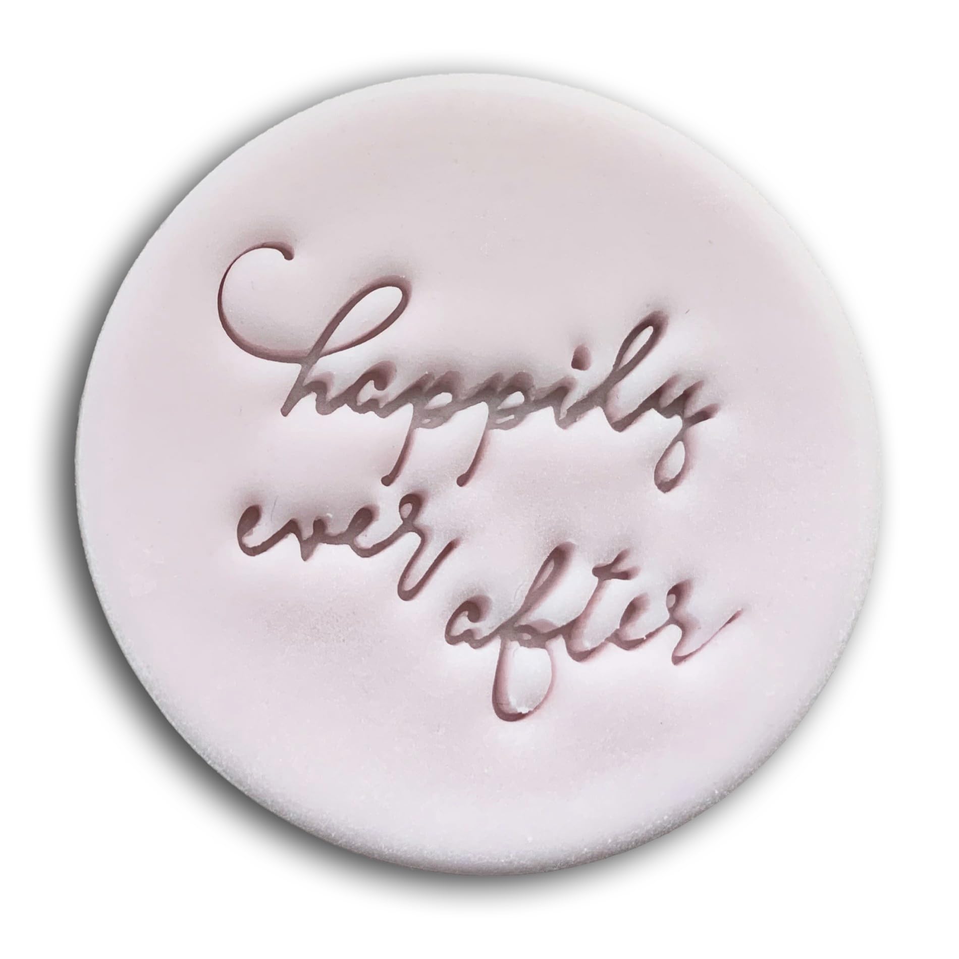 Happily Ever After Wedding Cookie Stamp Fondant Embosser stamp great for Wedding, Engagement or Anniversary cookies