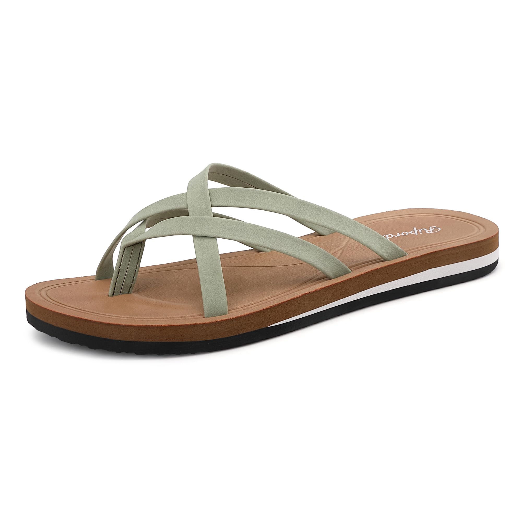 Ripord Damen Zehentrenner Flip Flops Sandalen Modischer Weicher Komfort Größe 36-41