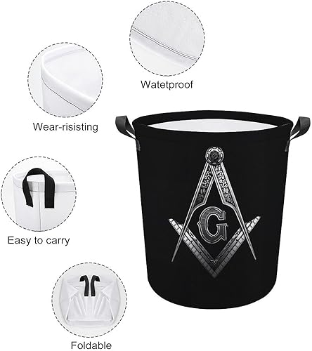 Miniatura 4 de Cesta de lavandería Master Masonic Handy Laundry Plegable, Cestas de almacenamiento decorativas para juguetes