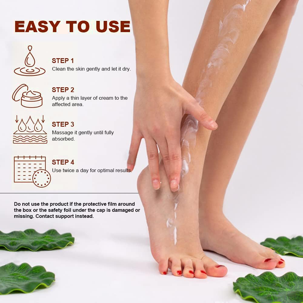 Urea Cream with 2% Salicylic Acid Foot Cream for Dry Cracked Heels Moisturizes and Removes Corns, Calluses, Dead Skin - Image 3