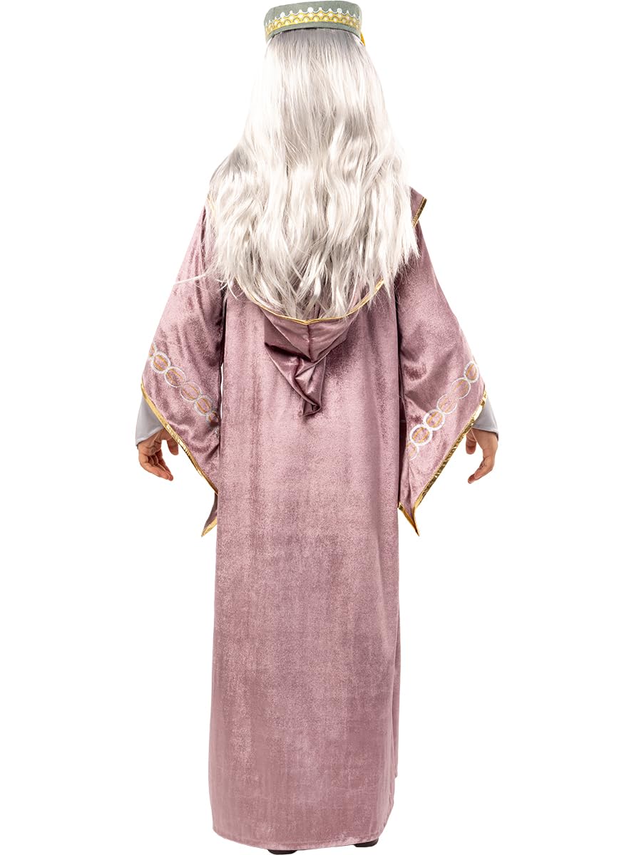 Funidelia | Costume di Albus Silente (Dumbledore) Harry Potter per bambini Film e Cinema, Gryffindor, Hogwarts - Costume per bambini e accessori per Feste, Carnevale e Halloween - Grigio/Argentato