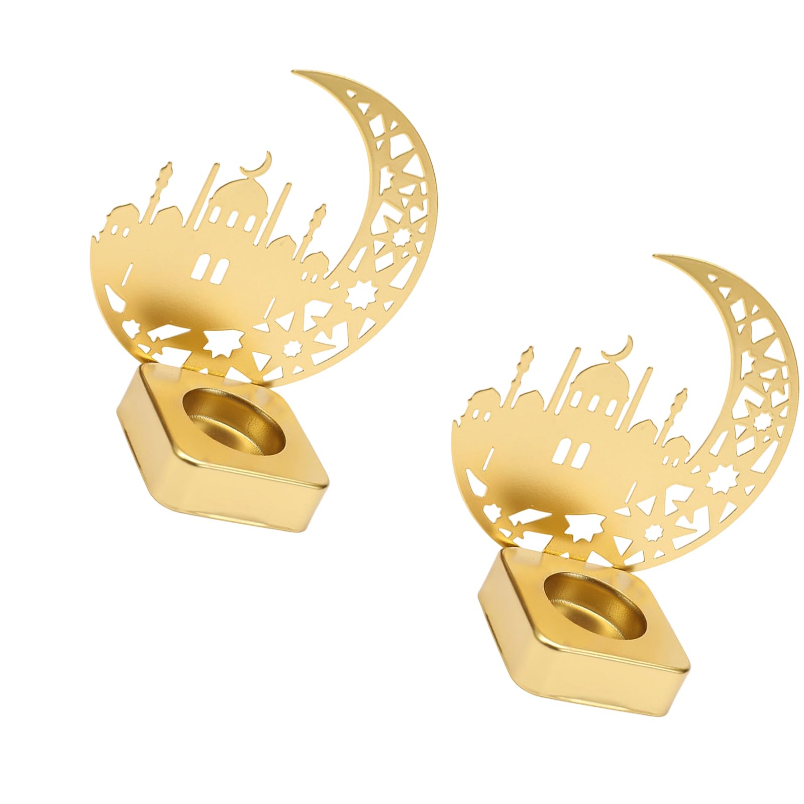 Kalttoy Middle Eastern Themed Iron Holder for Moons Festival Celebration Table Centerpiece for Holiday Dining Decoration Iron Holder