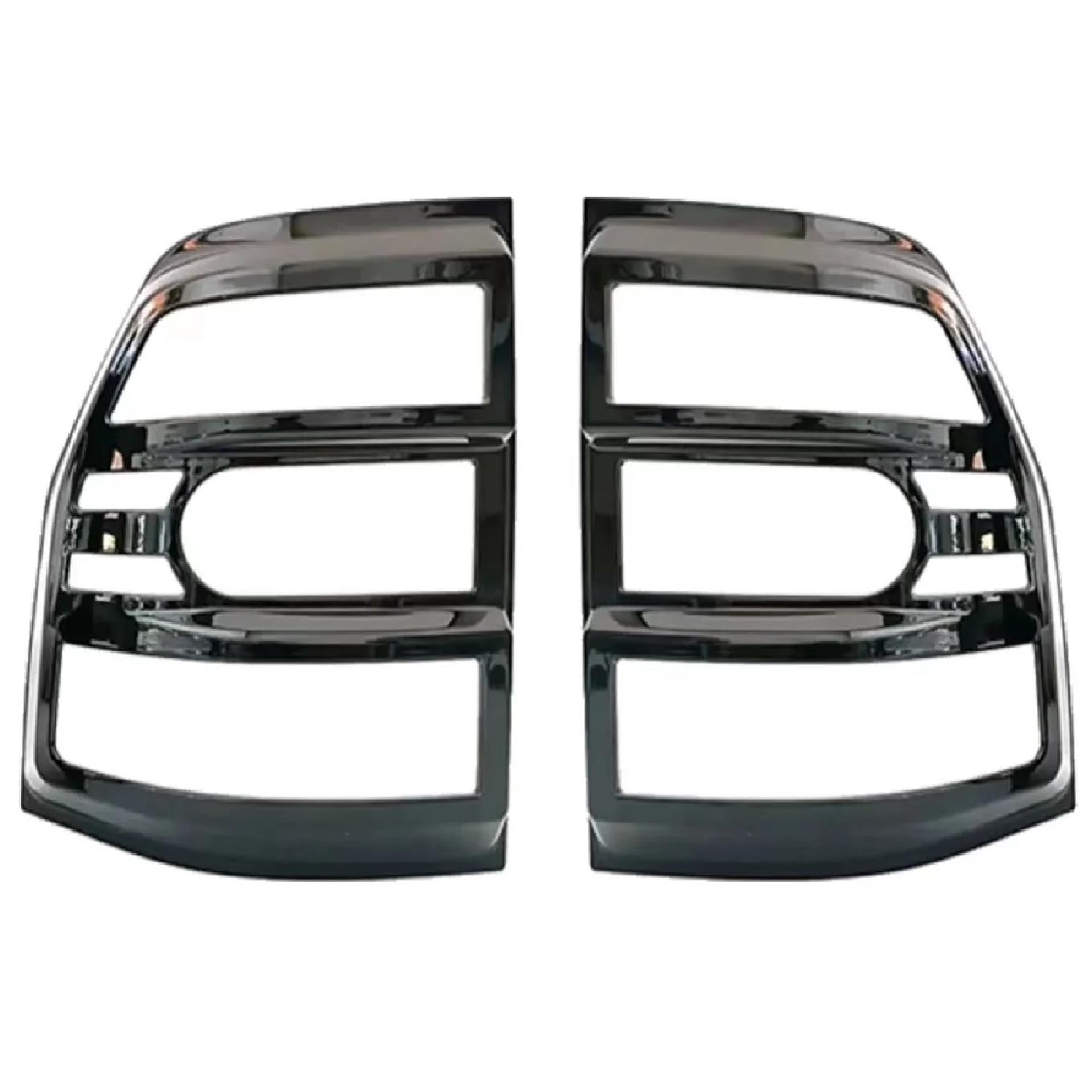Cubierta luz trasera coche para Mitsubishi Montero V97 V93 accesorio exterior ABS negro brillante 4