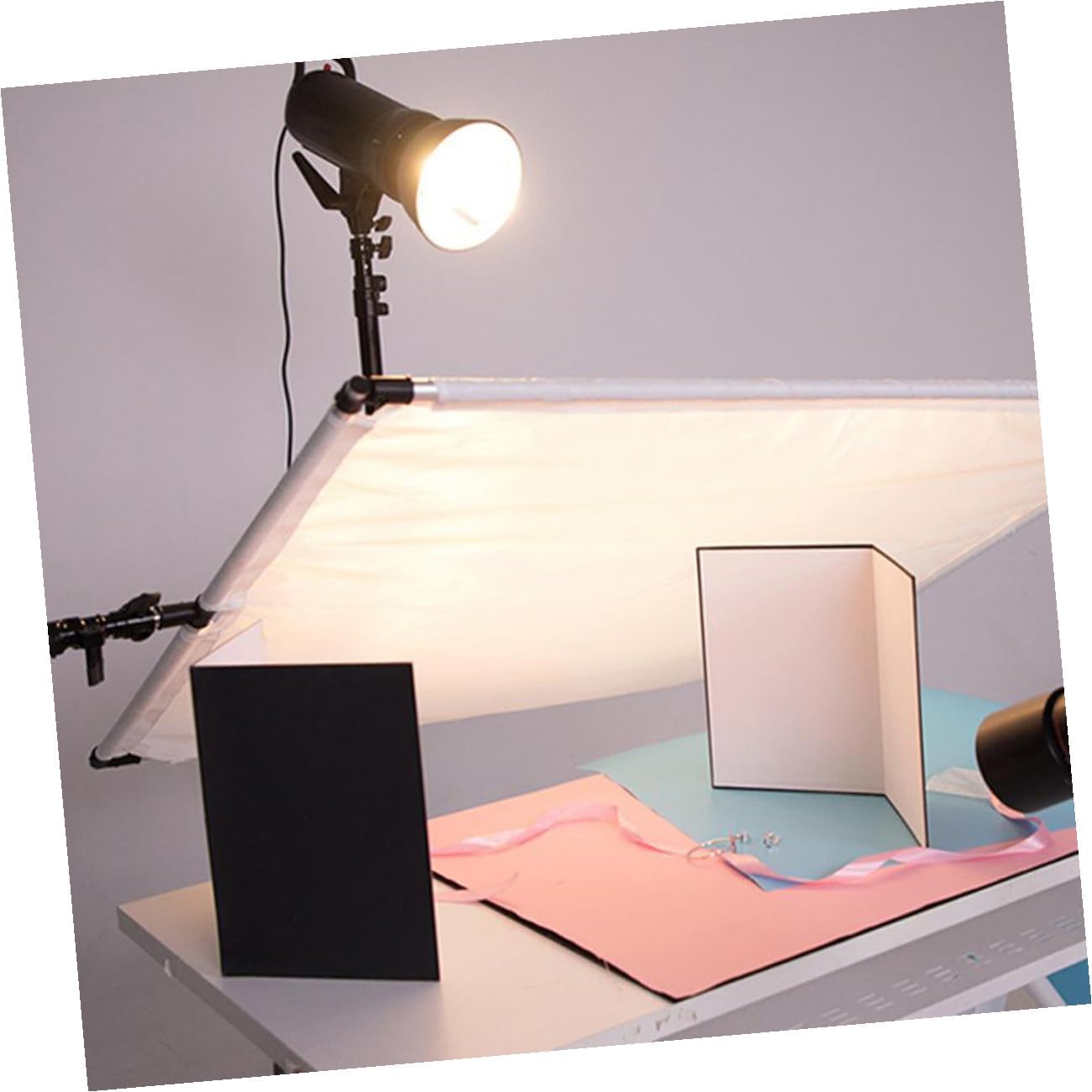 A4 Foldable Photo Reflector Cardboard Lighting Modifier for Food Shoots