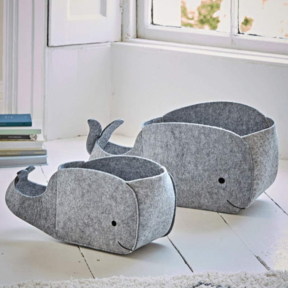 Yardwe Felt Storage Bag for Kids Toy Storage Organizer Pouch 20.07X9.84X7.48In Portable Clothes Bag Ideal for Dorm Room and Home Organization
