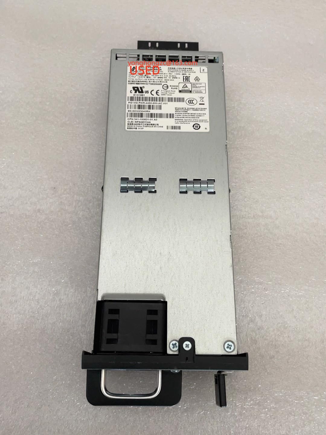 PWR-4460-650-AC bloc alimentation pour routeur professionnel et matériel informatique