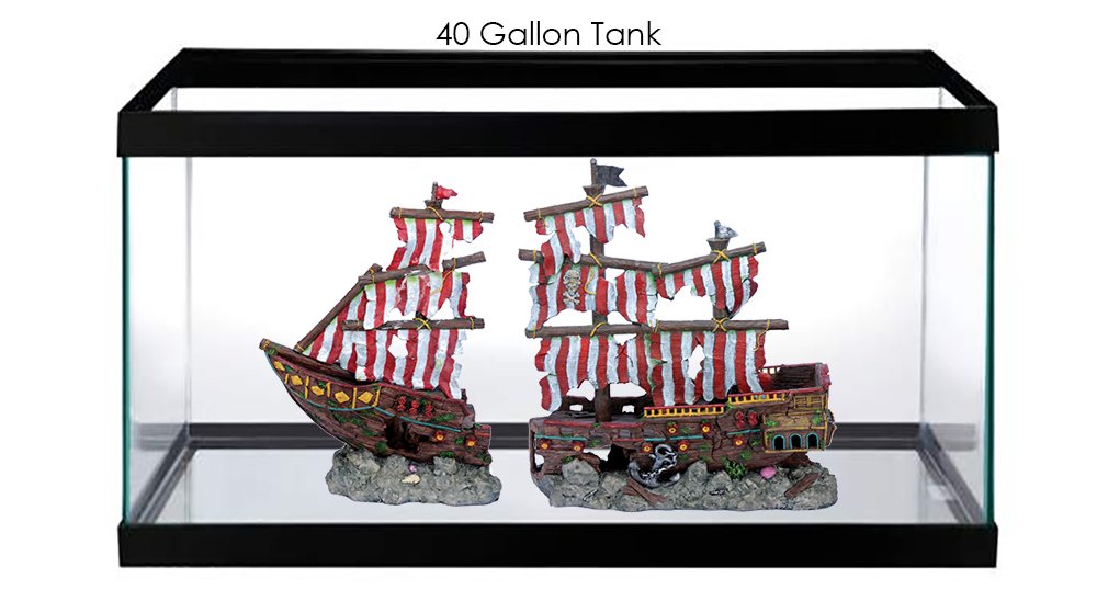 rip caswell ブロンズ　置物　オブジェ　MADE IN USA 魚 Amazon.com : Penn-Plax Deco-Replicas Striped Sail Shipwreck