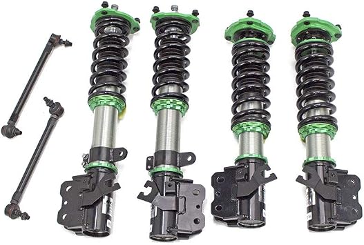 Rev9 R9-HS2-069 compatible with Nissan Sentra B13 1991-94 Hyper-Street II Coilover Kit w/ 32-Way Damping Force Adjustment Lowering Kit, 32 Damping Level Adjustment, Ride Height Adjustable